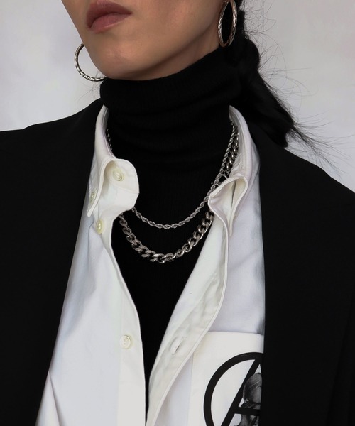 MIXTO(ミスト)の「Stainless Necklace / ネックレス(ネックレス・レディース・シルバー/ゴールド・ONE SIZE)」の14枚目の写真