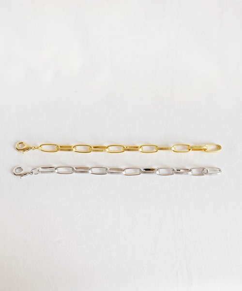 Marient（マリエント）の「Fit chain bracelet（ブレスレット・レディース・シルバー/ゴールド・FREE）」の4枚目の写真