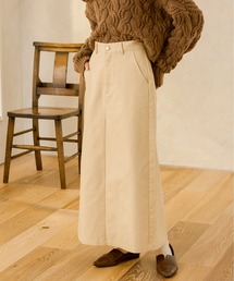 Ambre Neige | ツイルナロースカート／【WEB/EC限定商品】(スカート)