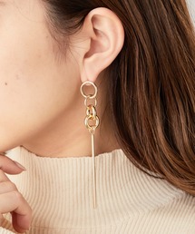 Chico | 【SALON by Chico限定】アシメビックフープピアス(ピアス（両耳用）)