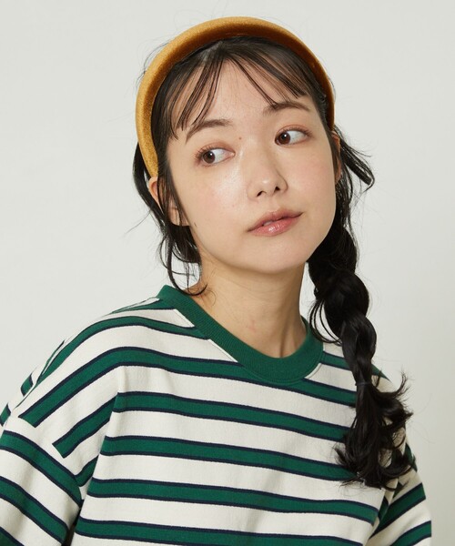 FREAK'S STORE（フリークスストア）の「MARZOLINE MILANO/マルツォリーネ ミラノ HEAD BAND VELVET/ベルベットカチューシャ（カチューシャ・レディース・ブラウン/レッド/ブラック・ONE SIZE）」の5枚目の写真