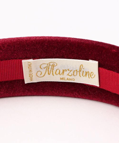 FREAK'S STORE（フリークスストア）の「MARZOLINE MILANO/マルツォリーネ ミラノ HEAD BAND VELVET/ベルベットカチューシャ（カチューシャ・レディース・ブラウン/レッド/ブラック・ONE SIZE）」の9枚目の写真