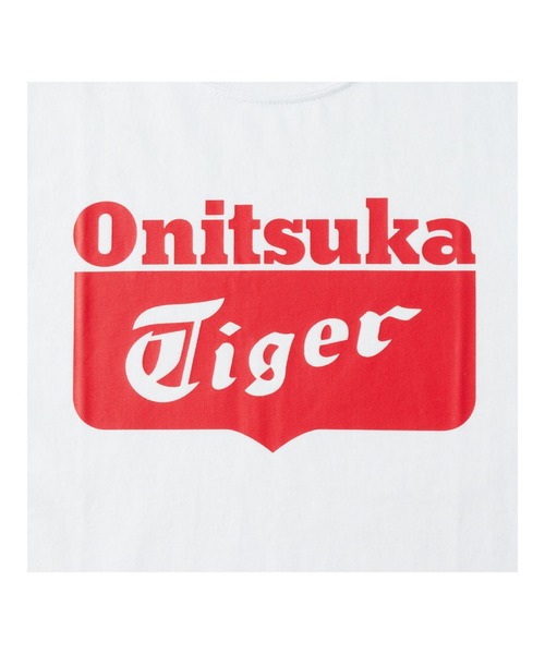 Onitsuka Tiger(オニツカタイガー)の「KIDS LOGO TEE / キッズロゴティー(Tシャツ/カットソー・キッズ・ホワイト×レッド/ブラック×ホワイト/ホワイト×ブラック・110/120/130/140)」の8枚目の写真