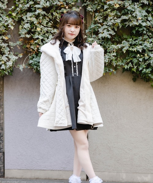 ROJITA（ロジータ）の「ファーフードキルティングコート（その他