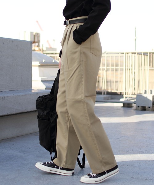 DANTON（ダントン）の「DANTON/ダントン ツータックパンツ T/C TWILL 2