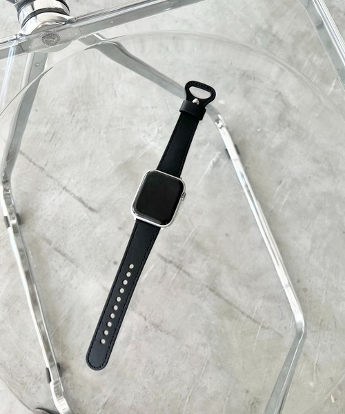 Me%（ミィパーセント）の「AppleWatchワイドフェイクレザーバンド【全サイズ対応】（アナログ腕時計・レディース・ベージュ/ホワイト系その他/ダークブラウン/ブラック・LARGE/MEDIUM）」の17枚目の写真