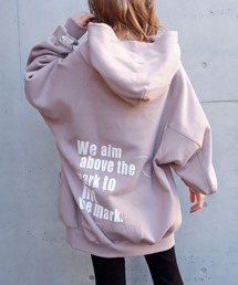 SPIRALGIRL | バックプリントビッグパーカーワンピース(ワンピース)