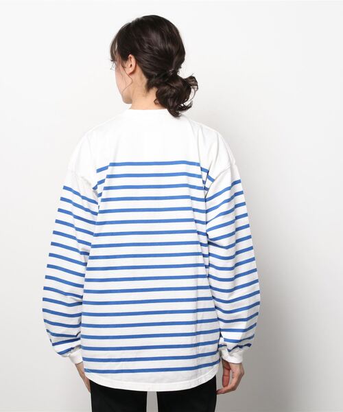 THE SHINZONE（ザ　シンゾーン）の「Shinzone PANEL BORDER TOP 22SMSCU03（Tシャツ/カットソー・レディース・ネイビー/ブルー・FREE）」の16枚目の写真