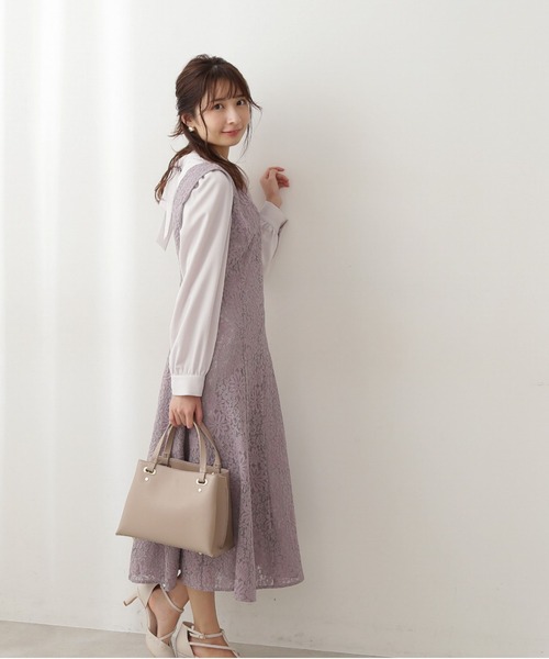 PROPORTION BODY DRESSING（プロポーションボディドレッシング）の「レースジャンスカ / 1212140100（ワンピース・レディース・ライトグリーン/パープル系その他・SMALL/MEDIUM）」の7枚目の写真
