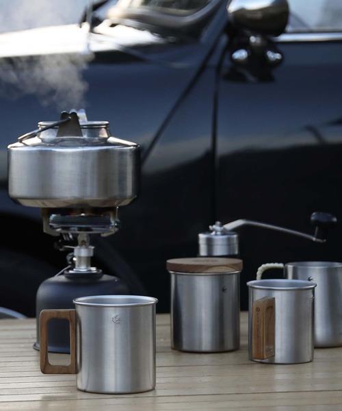 HIGHTIDE（ハイタイド）の「GLOCAL STANDARD PRODUCTS TSUBAME M&W Mug グローカルスタンダードプロダクツ ツバメ コーヒーマグカップ ステンレス (L) 400ml（グラス/マグカップ/タンブラー・レディース・シルバー・FREE）」の9枚目の写真