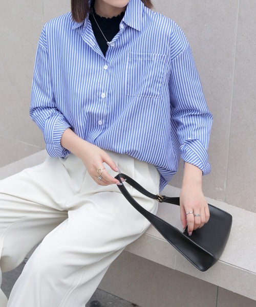 Chaco closet（チャコ クローゼット）の「ストライプ胸ポケット付き