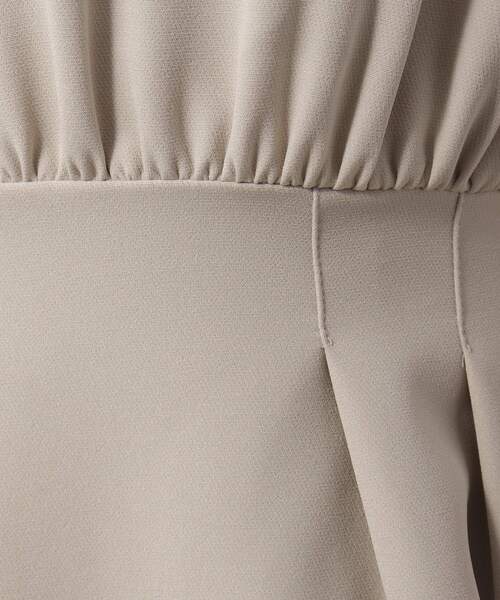 SOUP（スープ）の「◆ストレッチ素材/すっきりキレイ見えウエストタックワンピース（ワンピース・レディース・ライトグレー/ブラック/ネイビー・11/09/15 /13）」の10枚目の写真