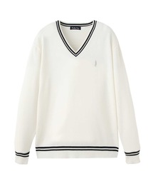 綿 プルオーバー ライン入り 制服 高校生 中学生  セーター スクール JK
