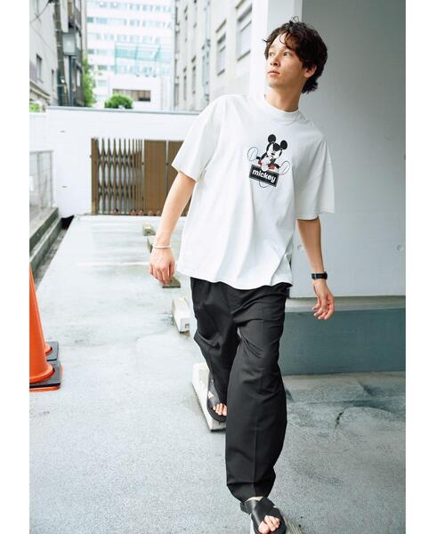 green label relaxing(グリーンレーベルリラクシング)の「【WEB限定】<GLR or(ジーエルアール オア)>イージー スラックス パンツ(その他パンツ・メンズ・グレー/ブラック/ダークグリーン・M/S/L)」の4枚目の写真