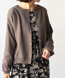 前後2wayカラーニットカーディガン