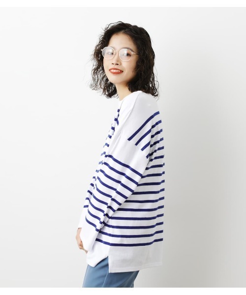 RODEO CROWNS WIDE BOWL（ロデオクラウンズワイドボウル）の「バスクボーダーL/S Tシャツ（Tシャツ/カットソー・レディース・オレンジ系その他/ブルー系その他/グリーン系その他/ピンク系その他・FREE）」の20枚目の写真