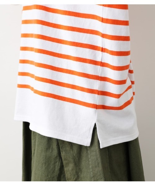 RODEO CROWNS WIDE BOWL（ロデオクラウンズワイドボウル）の「バスクボーダーL/S Tシャツ（Tシャツ/カットソー・レディース・オレンジ系その他/ブルー系その他/グリーン系その他/ピンク系その他・FREE）」の9枚目の写真