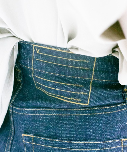 VOAAOV(ヴォアーブ)の「【VOAAOV】 red tab denim pants / used(デニムパンツ・メンズ・ブルー・2/1)」の7枚目の写真