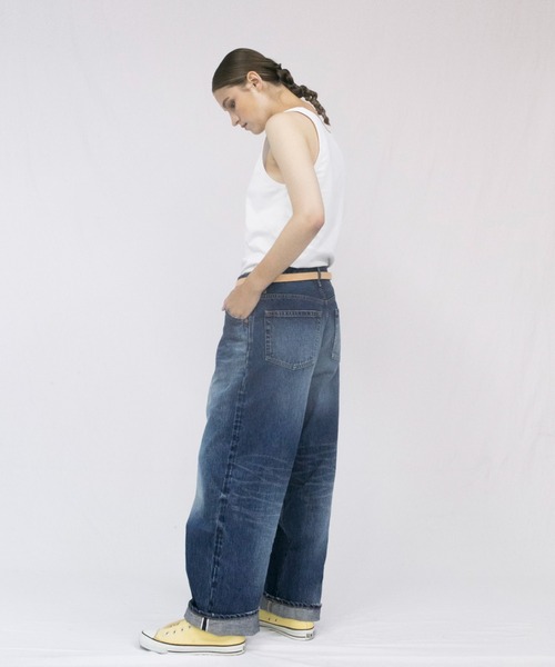 VOAAOV(ヴォアーブ)の「【VOAAOV】 red tab denim pants / used(デニムパンツ・メンズ・ブルー・2/1)」の5枚目の写真