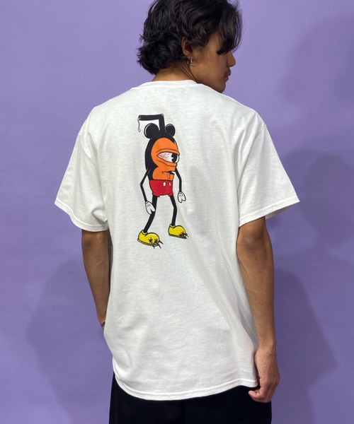 TOY MACHINE(トイ マシーン)の「【ZOZOTOWN限定】TOY MACHINE/トイマシーン ルーズシルエット バックプリントTシャツ TMPCST24(Tシャツ/カットソー・メンズ・ブルー/ブラック/ホワイト・L/M/XL)」の2枚目の写真