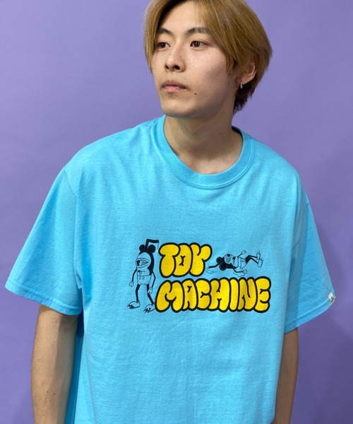 TOY MACHINE(トイ マシーン)の「【ZOZOTOWN限定】TOY MACHINE/トイマシーン ルーズシルエット バックプリントTシャツ TMPCST24(Tシャツ/カットソー・メンズ・ブルー/ブラック/ホワイト・L/M/XL)」の1枚目の写真