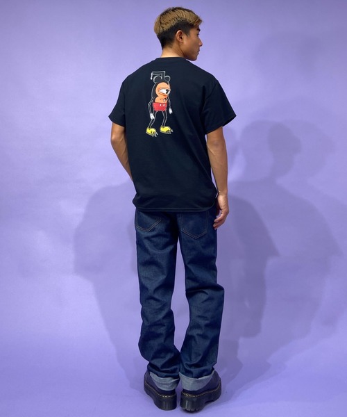 TOY MACHINE(トイ マシーン)の「【ZOZOTOWN限定】TOY MACHINE/トイマシーン ルーズシルエット バックプリントTシャツ TMPCST24(Tシャツ/カットソー・メンズ・ブルー/ブラック/ホワイト・L/M/XL)」の16枚目の写真