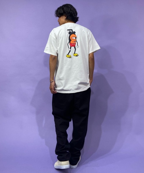 TOY MACHINE(トイ マシーン)の「【ZOZOTOWN限定】TOY MACHINE/トイマシーン ルーズシルエット バックプリントTシャツ TMPCST24(Tシャツ/カットソー・メンズ・ブルー/ブラック/ホワイト・L/M/XL)」の10枚目の写真