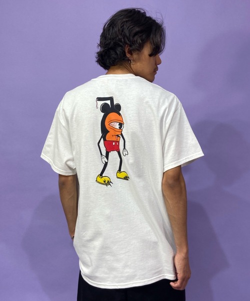 TOY MACHINE(トイ マシーン)の「【ZOZOTOWN限定】TOY MACHINE/トイマシーン ルーズシルエット バックプリントTシャツ TMPCST24(Tシャツ/カットソー・メンズ・ブルー/ブラック/ホワイト・L/M/XL)」の7枚目の写真