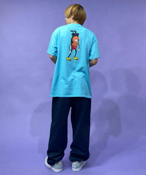 TOY MACHINE(トイ マシーン)の「【ZOZOTOWN限定】TOY MACHINE/トイマシーン ルーズシルエット バックプリントTシャツ TMPCST24(Tシャツ/カットソー・メンズ・ブルー/ブラック/ホワイト・L/M/XL)」の22枚目の写真