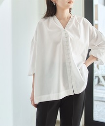 titivate | ﾃﾞｻﾞｲﾝ釦ｷﾞｬｻﾞｰﾎﾞﾘｭｰﾑﾌﾞﾗｳｽ(シャツ/ブラウス)