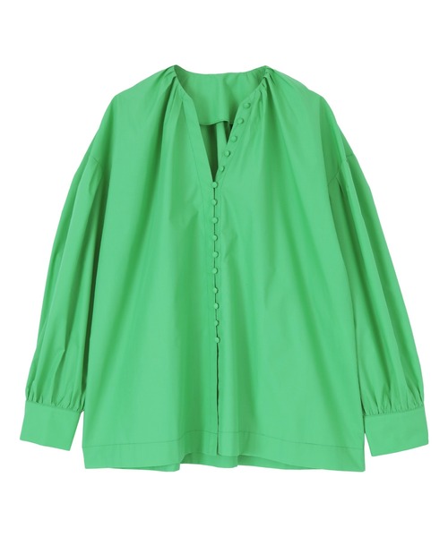 titivate(ティティベイト)の「デザイン釦ギャザーボリュームブラウス(シャツ/ブラウス・レディース・オフホワイト/イエロー/ブルー/グリーン・S/M)」の21枚目の写真