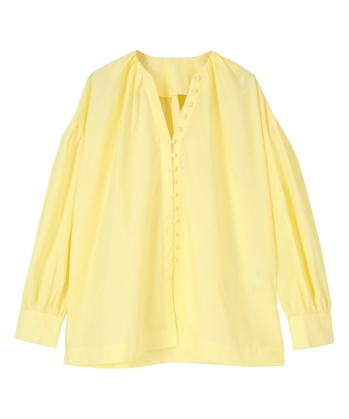 titivate(ティティベイト)の「デザイン釦ギャザーボリュームブラウス(シャツ/ブラウス・レディース・オフホワイト/イエロー/ブルー/グリーン・S/M)」の16枚目の写真