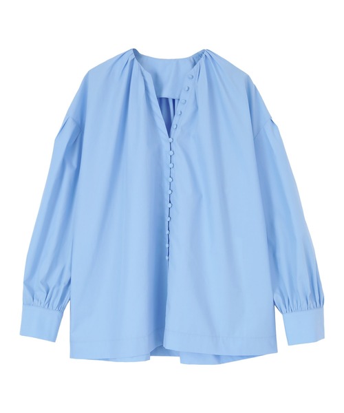 titivate(ティティベイト)の「デザイン釦ギャザーボリュームブラウス(シャツ/ブラウス・レディース・オフホワイト/イエロー/ブルー/グリーン・S/M)」の7枚目の写真