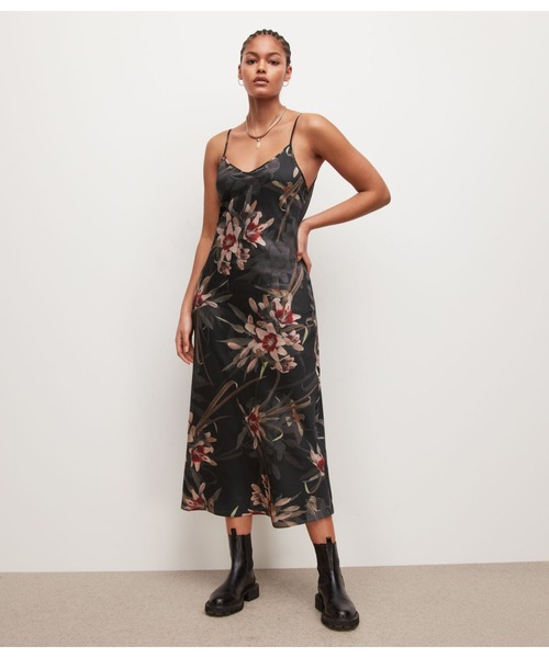 ALLSAINTS（オールセインツ）の「BRYONY KUROYURI DRESS | BRYONY クロユリ ドレス・ワンピース（ワンピース・レディース・ブラック・6/2/8/4/10）」の9枚目の写真