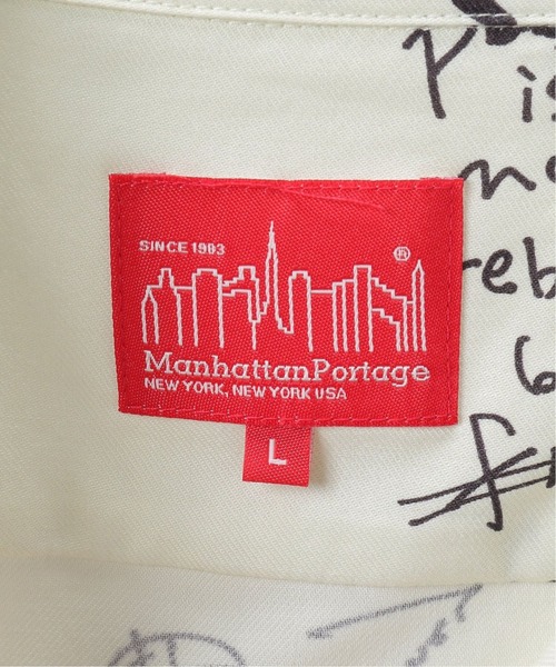 Manhattan Portage（マンハッタンポーテージ）の「【Manhattan Portage / マンハッタン ポーテージ】 LONG SLEEVE SHIRT（シャツ/ブラウス・メンズ・ホワイト/サックスブルー・MEDIUM/LARGE）」の12枚目の写真
