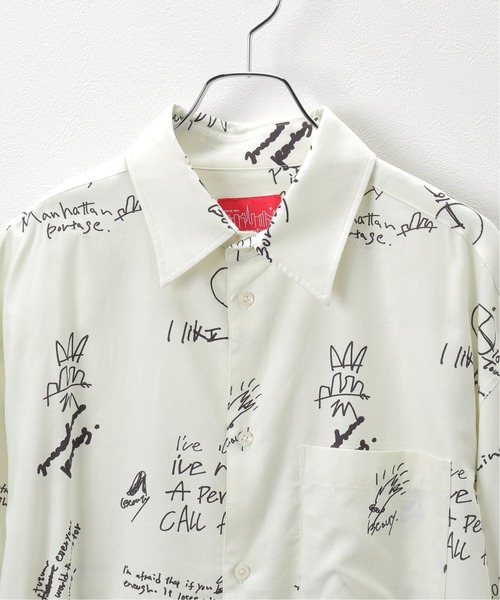 Manhattan Portage（マンハッタンポーテージ）の「【Manhattan Portage / マンハッタン ポーテージ】 LONG SLEEVE SHIRT（シャツ/ブラウス・メンズ・ホワイト/サックスブルー・MEDIUM/LARGE）」の16枚目の写真