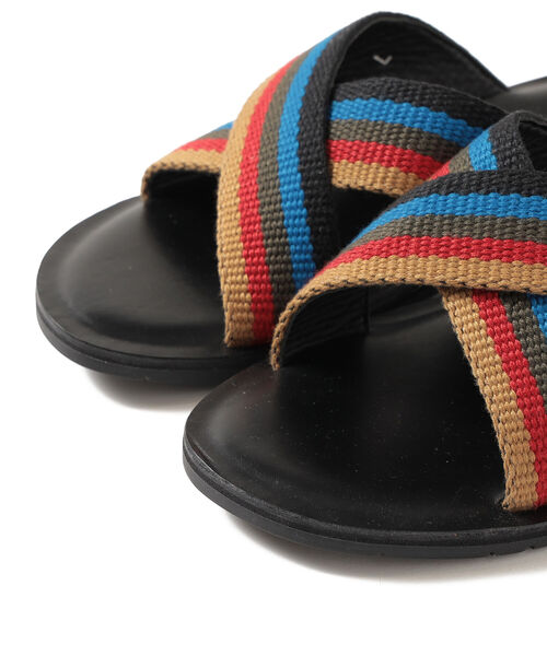 BEAMS LIGHTS(ビームスライツ)の「BEAMS LIGHTS / レザー サンダル(サンダル・メンズ・ベージュ/マルチ・M/S/L)」の8枚目の写真