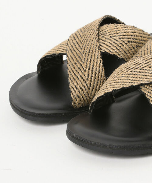 BEAMS LIGHTS(ビームスライツ)の「BEAMS LIGHTS / レザー サンダル(サンダル・メンズ・ベージュ/マルチ・M/S/L)」の14枚目の写真