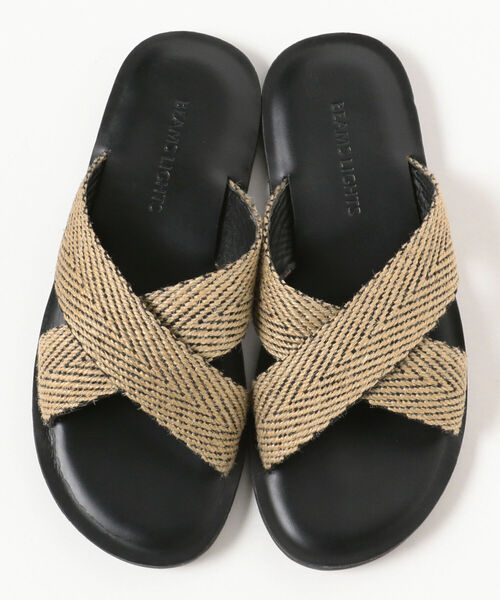 BEAMS LIGHTS(ビームスライツ)の「BEAMS LIGHTS / レザー サンダル(サンダル・メンズ・ベージュ/マルチ・M/S/L)」の17枚目の写真