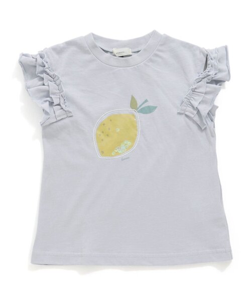 Seraph（セラフ）の「2WAYモチーフTシャツ（Tシャツ/カットソー・キッズ・オフホワイト/サックスブルー/ピンク・120/110/130/100/95/80/90/140）」の6枚目の写真