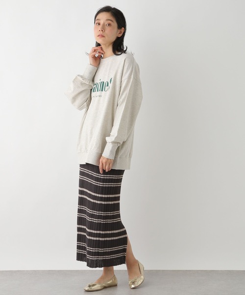 LEPSIM（レプシィム）の「ミニウラケロゴスウェット　272353（スウェット・レディース・ホワイト系その他/グレー系その他/ブルー系その他・FREE）」の5枚目の写真