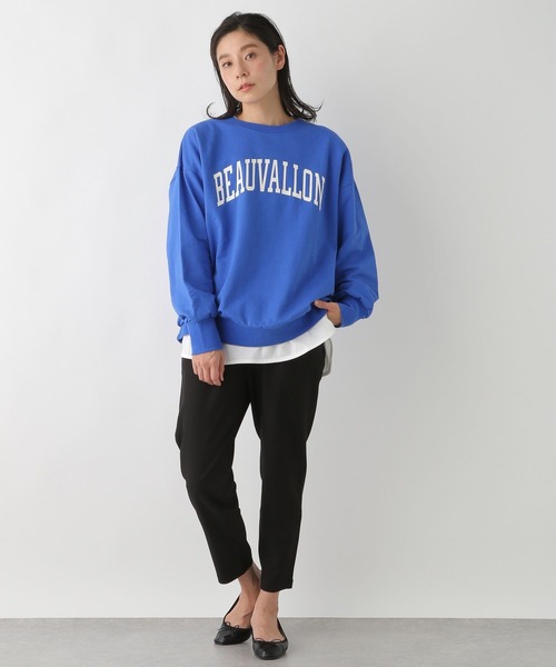 LEPSIM（レプシィム）の「ミニウラケロゴスウェット　272353（スウェット・レディース・ホワイト系その他/グレー系その他/ブルー系その他・FREE）」の7枚目の写真