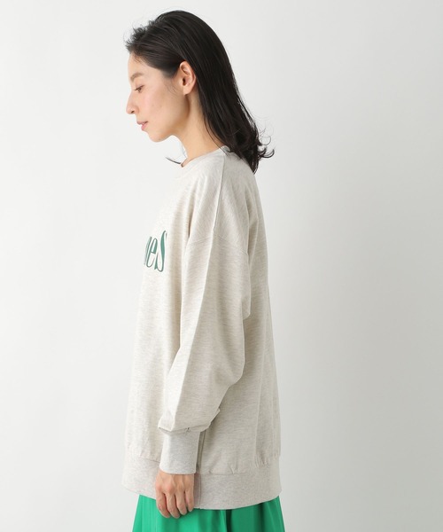 LEPSIM（レプシィム）の「ミニウラケロゴスウェット　272353（スウェット・レディース・ホワイト系その他/グレー系その他/ブルー系その他・FREE）」の10枚目の写真