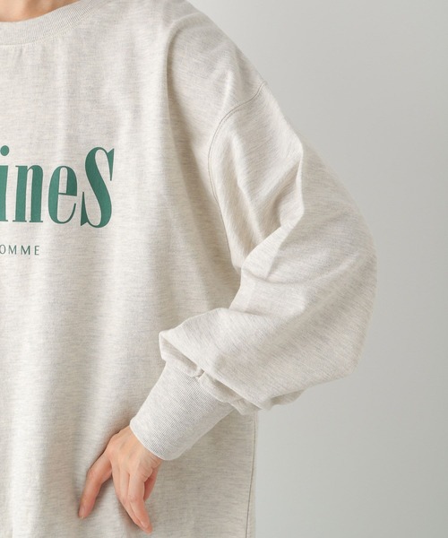 LEPSIM（レプシィム）の「ミニウラケロゴスウェット　272353（スウェット・レディース・ホワイト系その他/グレー系その他/ブルー系その他・FREE）」の13枚目の写真