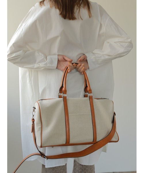 AMAIL(アマイル)の「【recommend】AM season bigbag(ボストンバッグ・レディース・ブラック/アイボリー・FREE)」の17枚目の写真