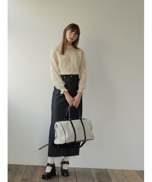 AMAIL(アマイル)の「【recommend】AM season bigbag(ボストンバッグ・レディース・ブラック/アイボリー・FREE)」の20枚目の写真