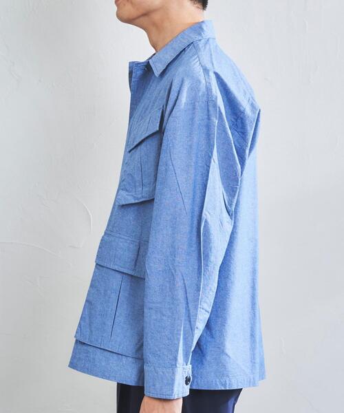 coen（コーエン）の「BDUジャケット（ミリタリージャケット・メンズ・ネイビー/オリーブ・LARGE/X-LARGE/SMALL/MEDIUM）」の12枚目の写真