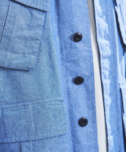 coen（コーエン）の「BDUジャケット（ミリタリージャケット・メンズ・ネイビー/オリーブ・LARGE/X-LARGE/SMALL/MEDIUM）」の19枚目の写真