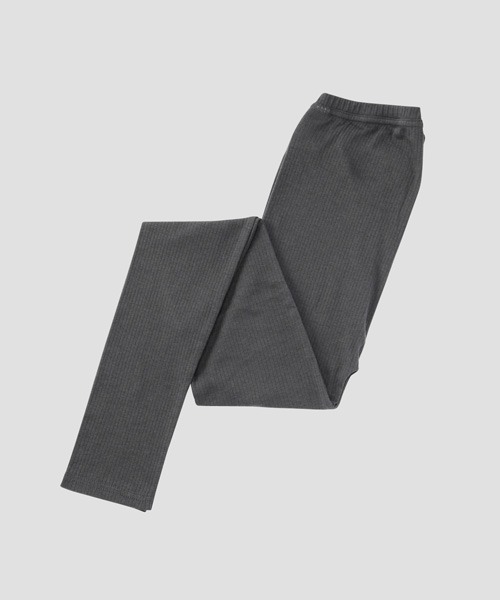 MARGARET HOWELL(マーガレットハウエル)の「COTTON ROOM LEGGINGS(タイツ/ストッキング・レディース・ベージュ/チャコール・FREE)」の2枚目の写真