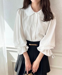 apres jour | キャンディースリーブ襟付きブラウス【ZOZOTOWN限定アイテム】(シャツ/ブラウス)